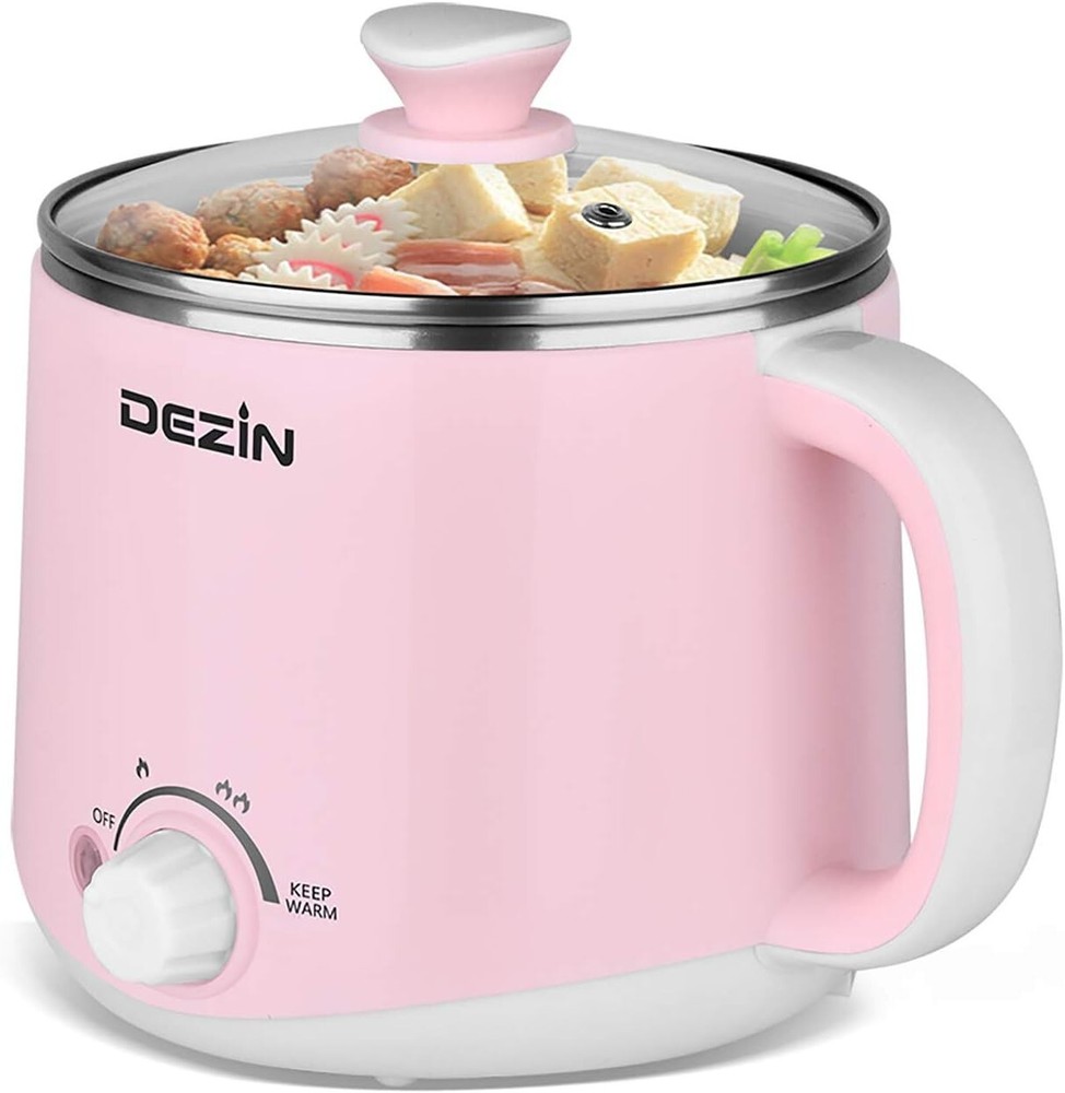 Versatile Electric Noodles Cooker with Temperature Control & Keep Warm Function