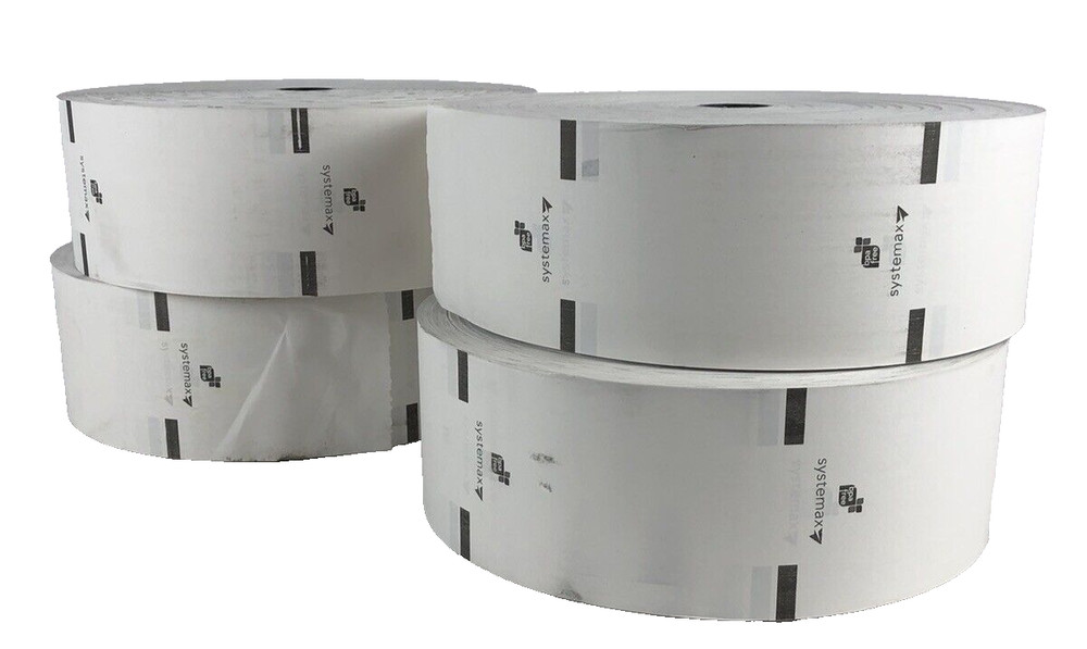Systemax 3.15” x 2500’ Thermal Receipt With Sense Marks (4 rolls per case) 012SM