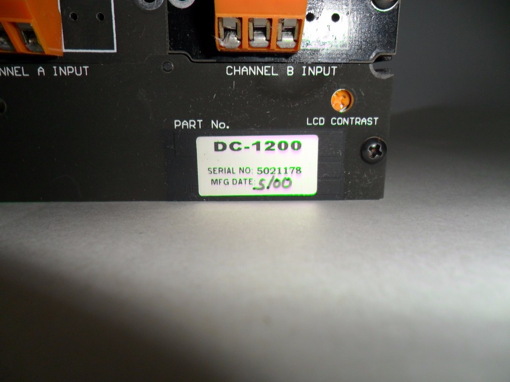 MONARCH PAPERLESS RECORDER DATA-CHART DC-1200 POWER MODULE 115VAC tested