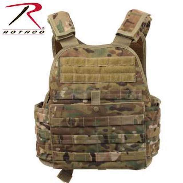 Rothco Vest Modular Molle Plate Carrier - MULTICAM - New