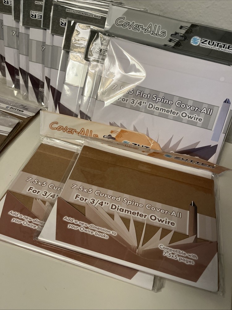 Zutter Bind-It -all Covers 7.5x5 Flat & Curved Spine & Clipboards