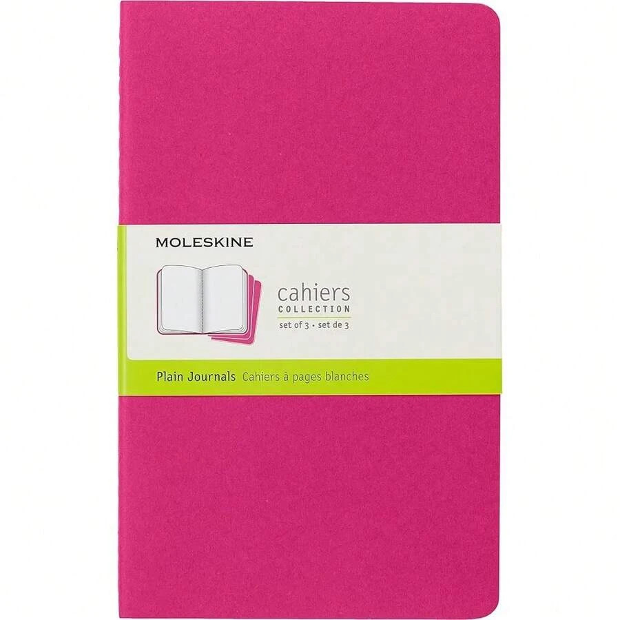 NEW Notebook Set Plain Kinetic Pink FREE SHIPPING