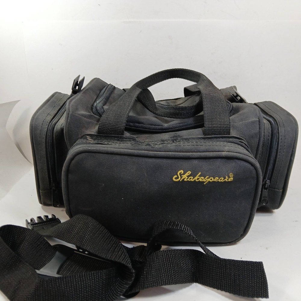 Shakespeare Soft Sided Tackle Bag Camera Bag Gray Shoulder Strap