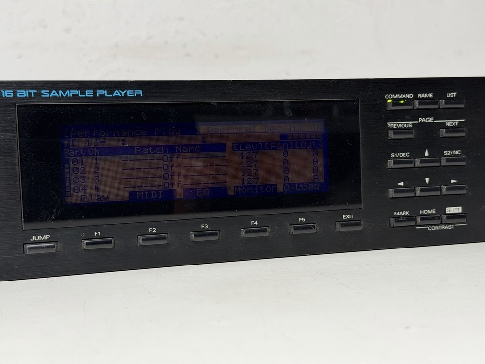 Untested Fully - Dim Display - Roland SP-700 Digital Sampler Playback Module