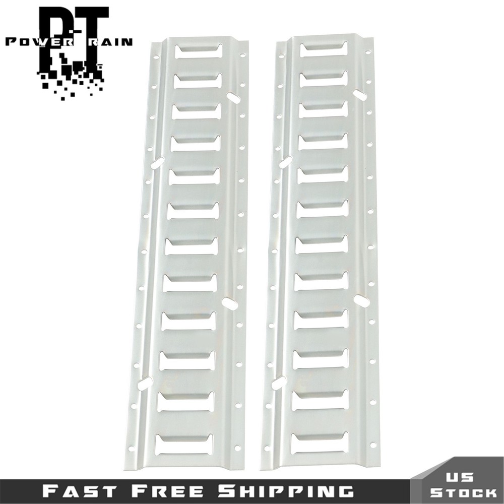 4 Pack 2' E Track Tie Down Rail Kit Silver Rail Enclosed Cargo Trailer