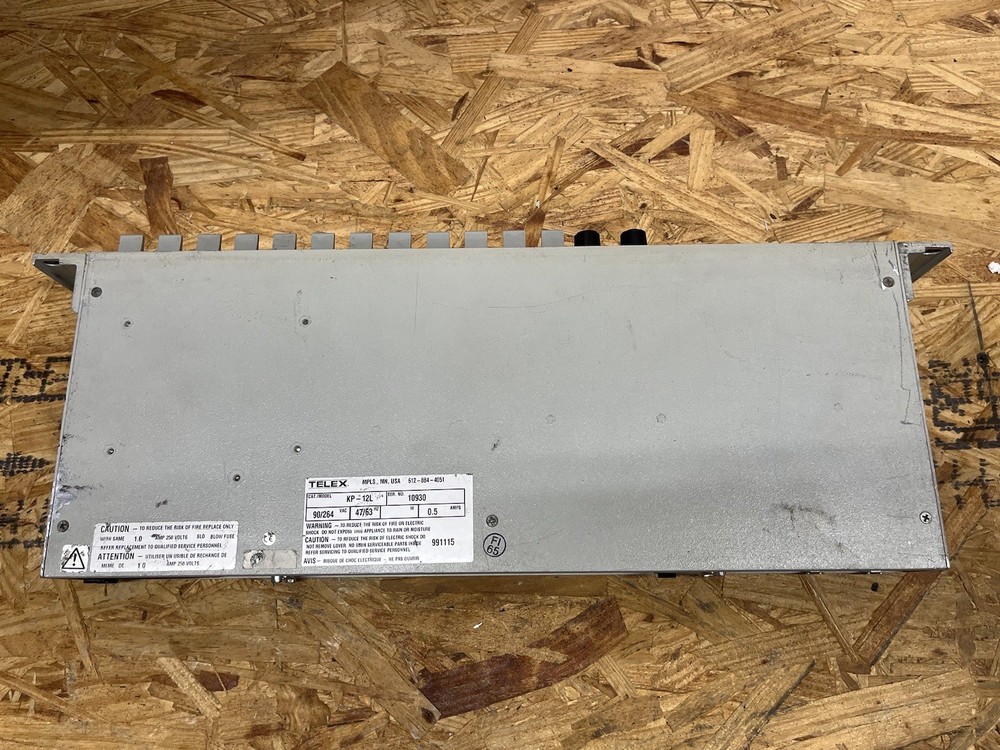 UNTESTED RTS Telex KP-12L 12 Position Key Panel Intercom System