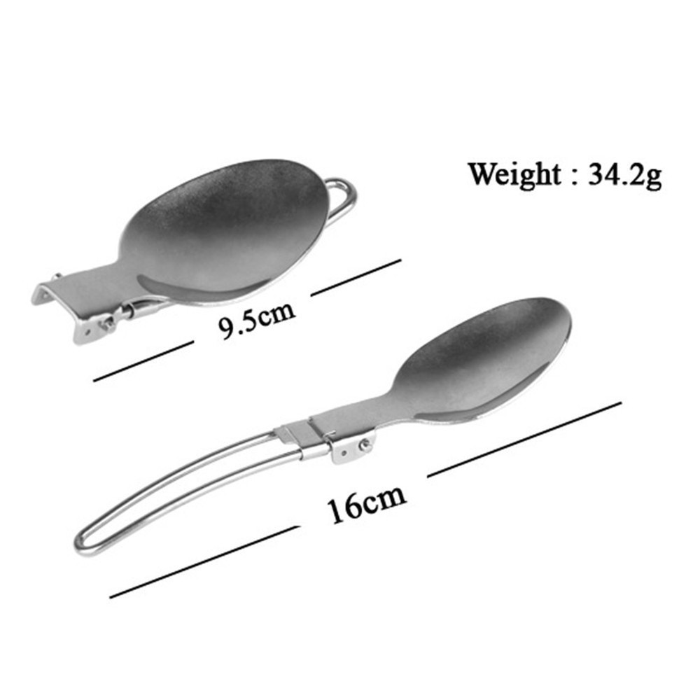 Multi-function Camping Cutlery Utensil Eating Folding Fork Spoon TOOL