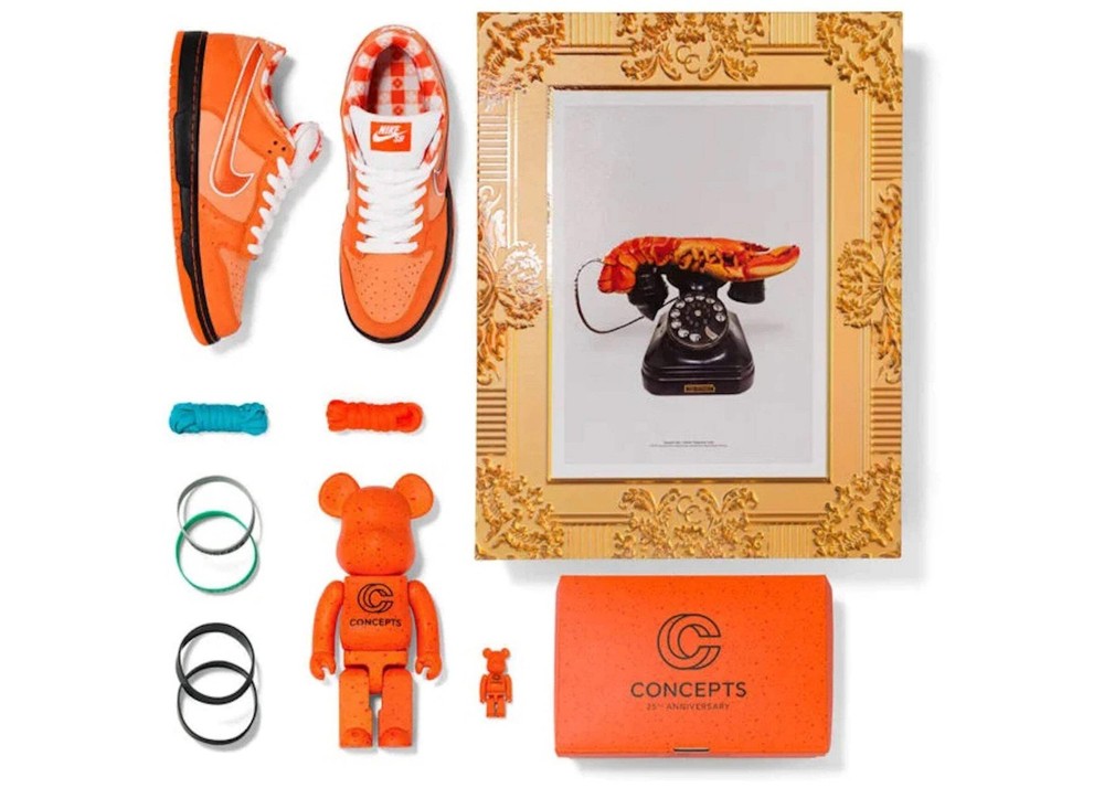 Orange Lobster Dunk Low Special Box