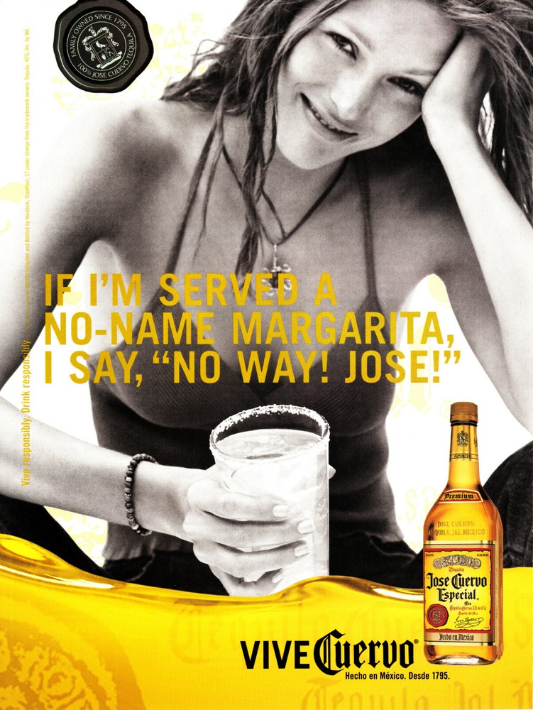 JOSE CUERVO TEQUILA AD #24 RARE 2000 OOP