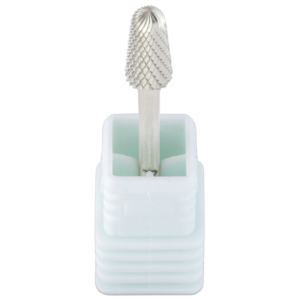 Professional Silver Safety Carbide Nail Drill Bit Medium Grit