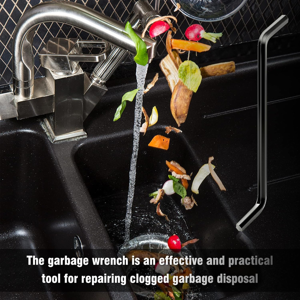 4 Pcs Garbage Disposal Wrench Tool Metal Garbage Disposal Parts for Kitchen S...