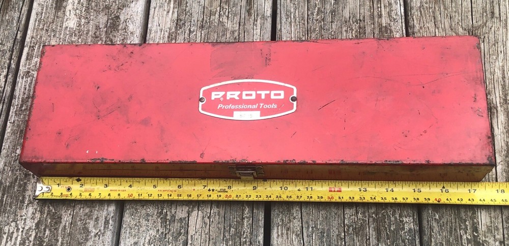 PROTO PROFESSIONAL TOOLS No. 5295 TOOL BOX FOR SOCKET SET