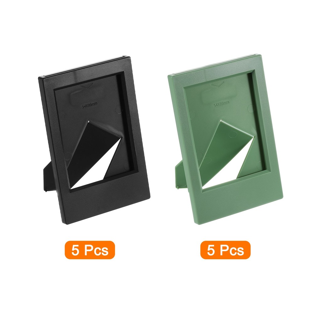 10Pcs Mini Picture Frames 2.4 x 3.5 Inch Rectangle Picture Frame Multicolor