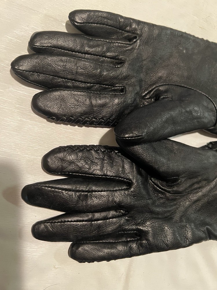 Wilson Leather Black Leather Gloves L Thinsulate Lined