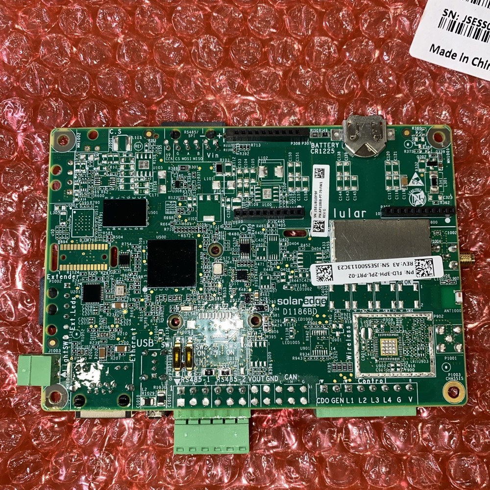 SolarEdge Three Phase Inverter Display & Comm Board FLD-3PH-2PL-PRT-02