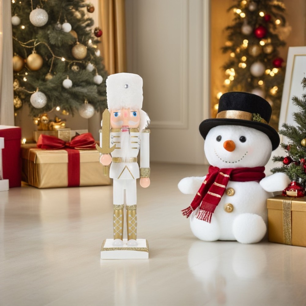 Christmas Nutcracker Ornament Wood Holidays Dinner Table Decoration