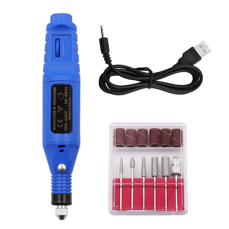 USB Mini Electric Grinding Variable Speed Rotary Tool Drill Bit Engraving Pen