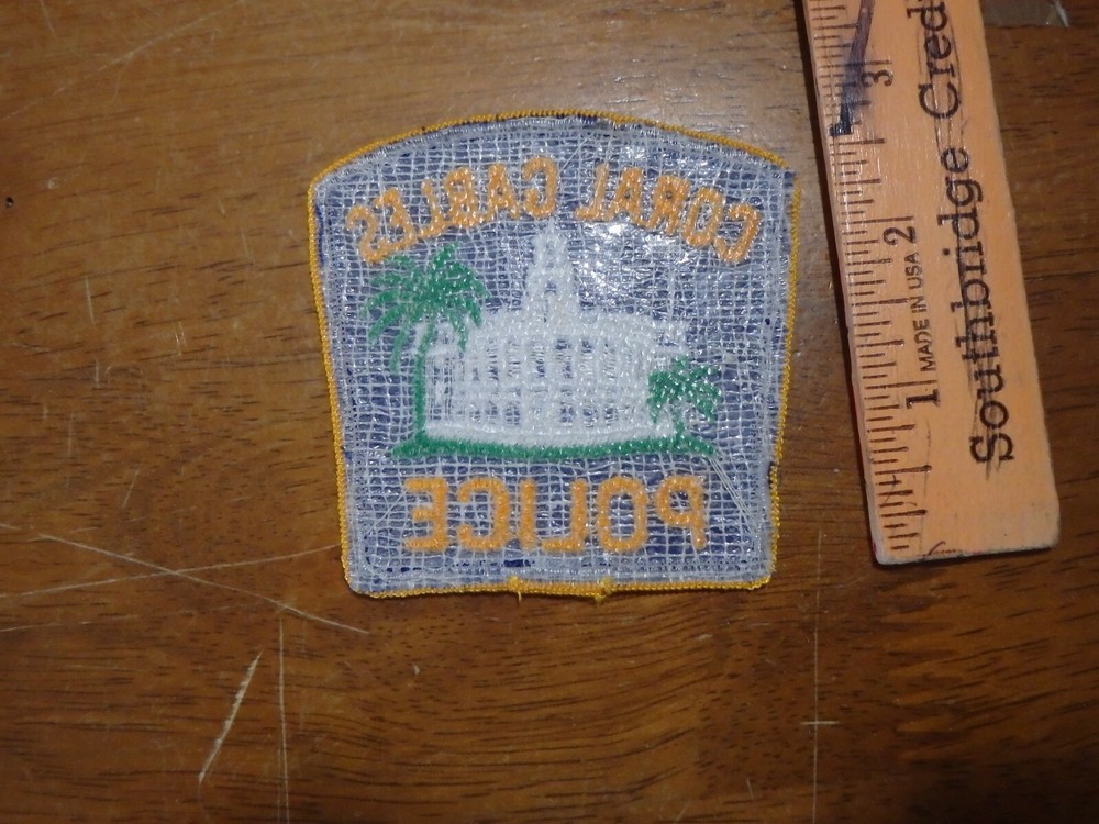 CORAL GABES FLORIDA OBSOLETE OLDER PATCH BX E#11