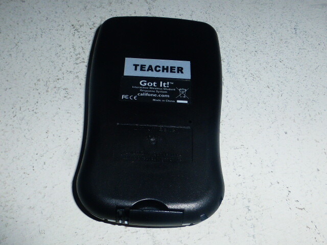 Califone Got It! Interactive Wireless Student Response System Clicker & Software