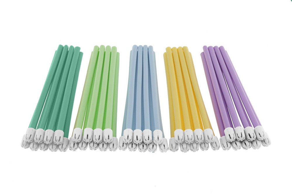 BE206 Rainbow Saliva Ejectors, Disposable, Assorted Colors with White Tip, Pack