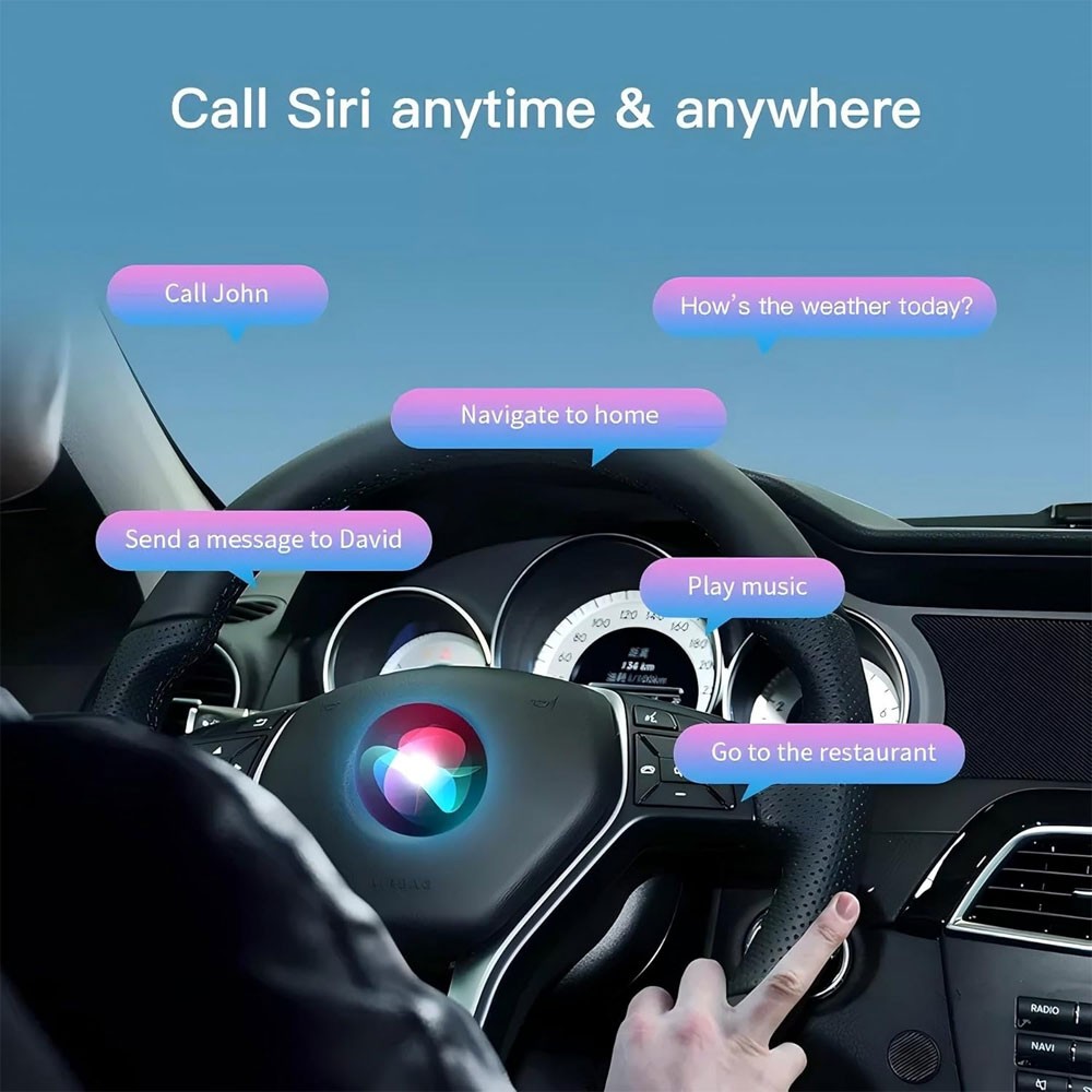 Wireless Apple CarPlay Android Auto For Mercedes Benz NTG 4.5 Module