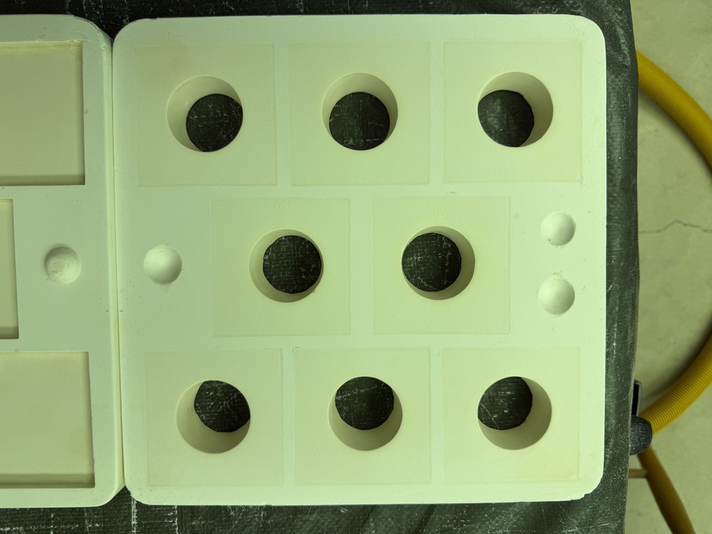 VINTAGE DUNCAN CERAMIC MOLD #DM-60A SQUARE TILE