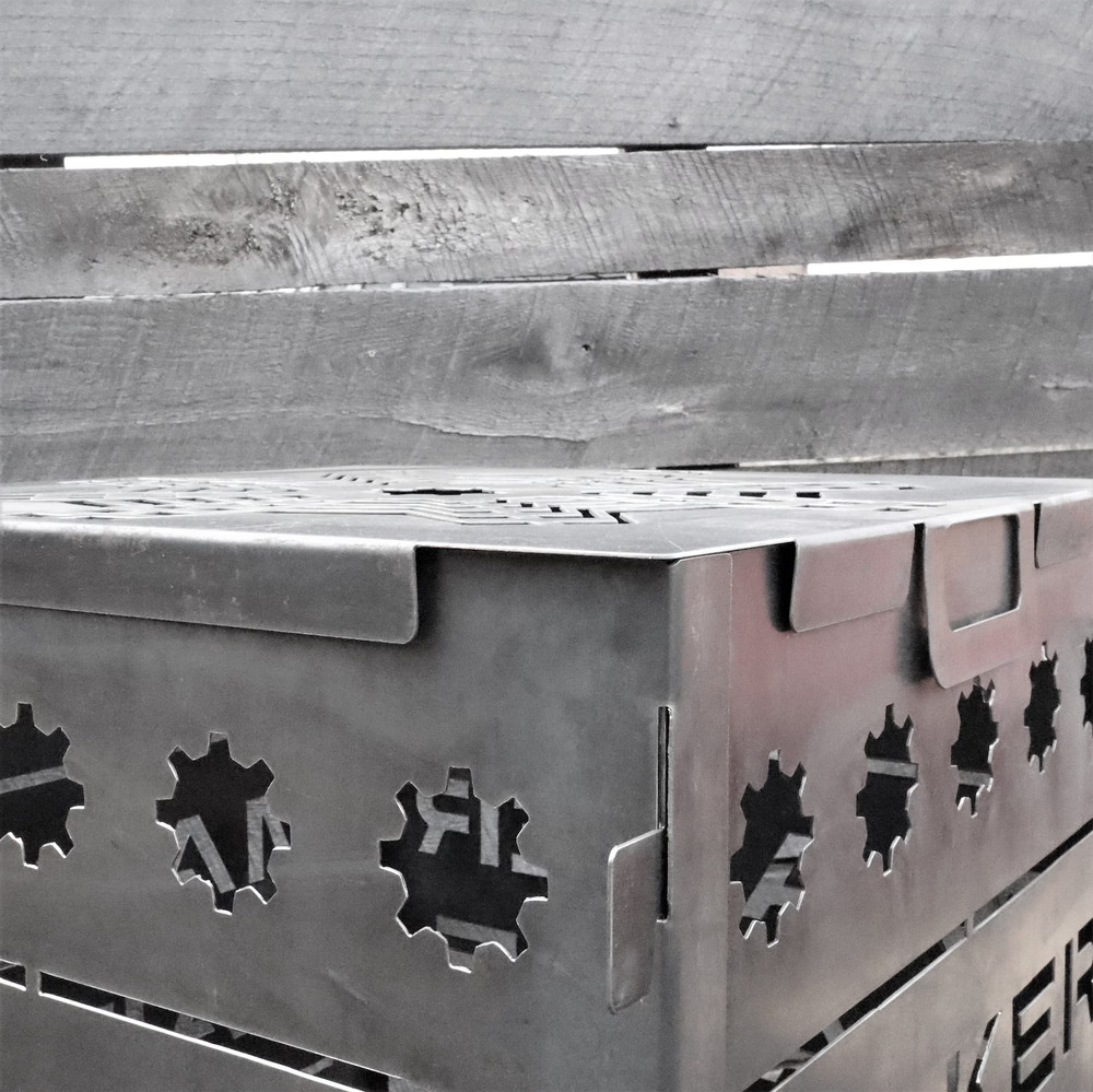 Metal Backyard Burn Bin
