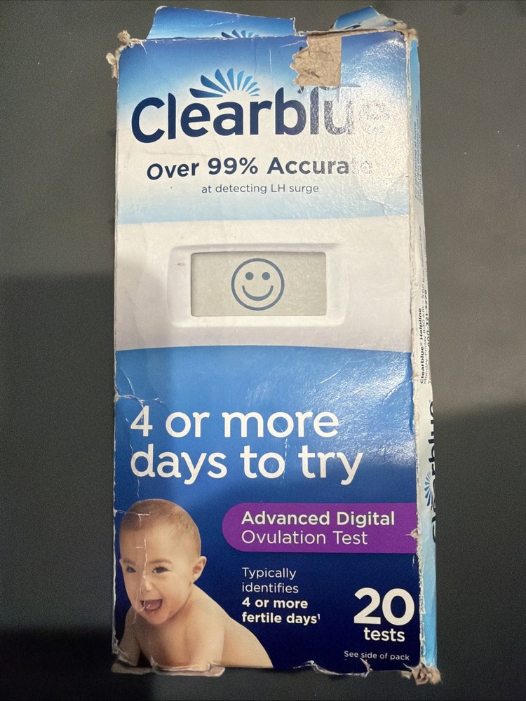 Clearblue Advanced Digital Ovulation Test 20 Count - EXP 11/26 Box Lil Damage