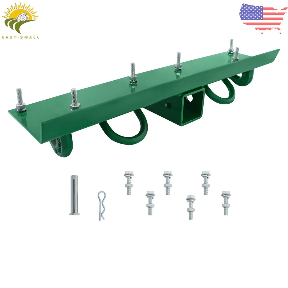Compact Tractor Bolt on Grab Hooks & D Rings & 2" Receiver For John Deere 1025R