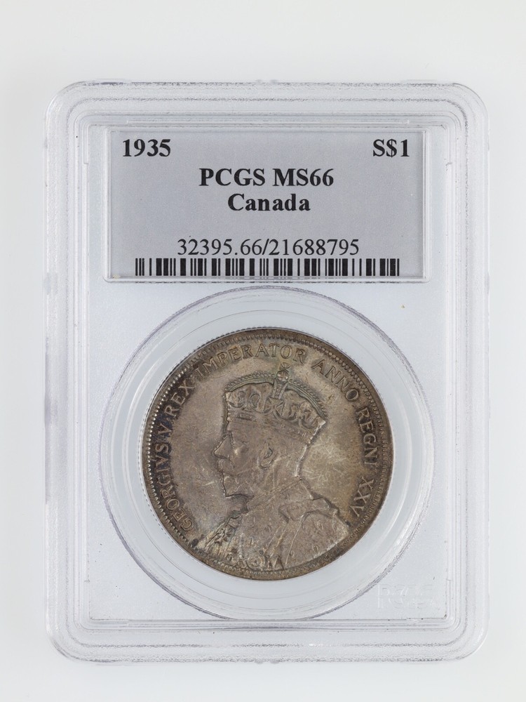 1935 Canada $1 PCGS MS-66 Silver Dollar