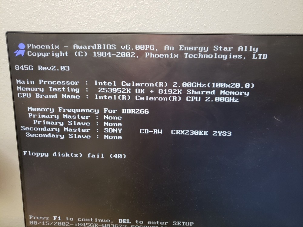 Avaya S3210 Message Server INTEL CELERON 2.00GHz