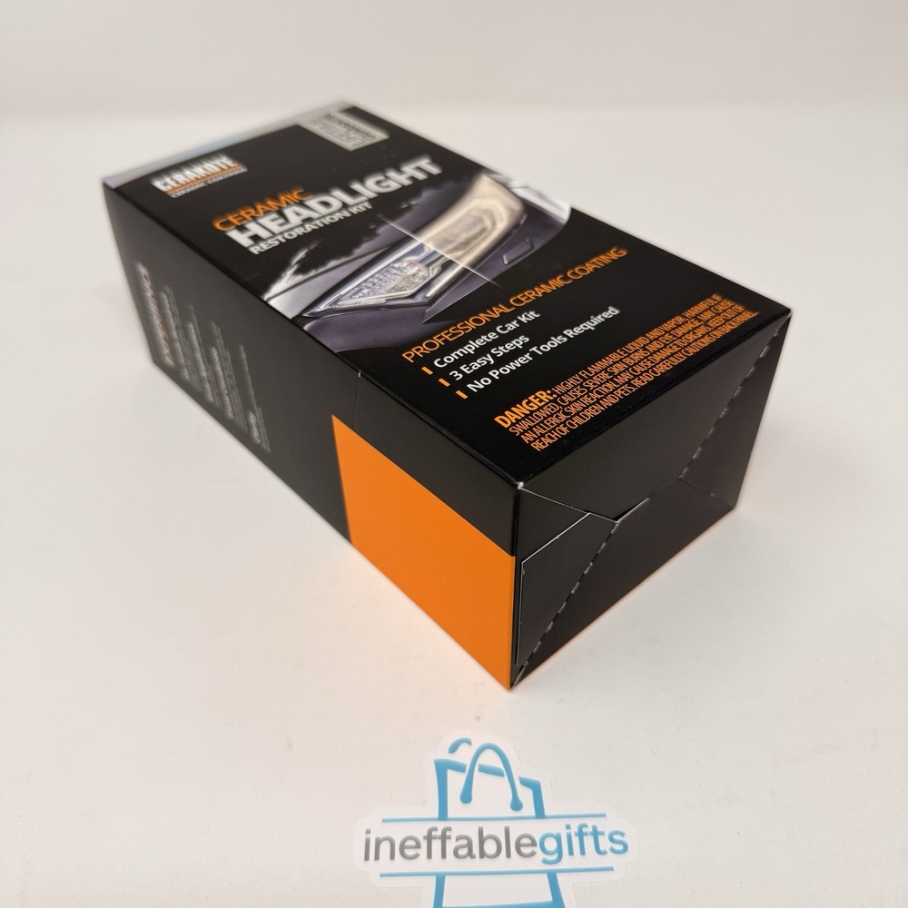 CERAKOTE Ceramic Headlight Restoration Kit – Complete Car Kit, 3 Easy Steps