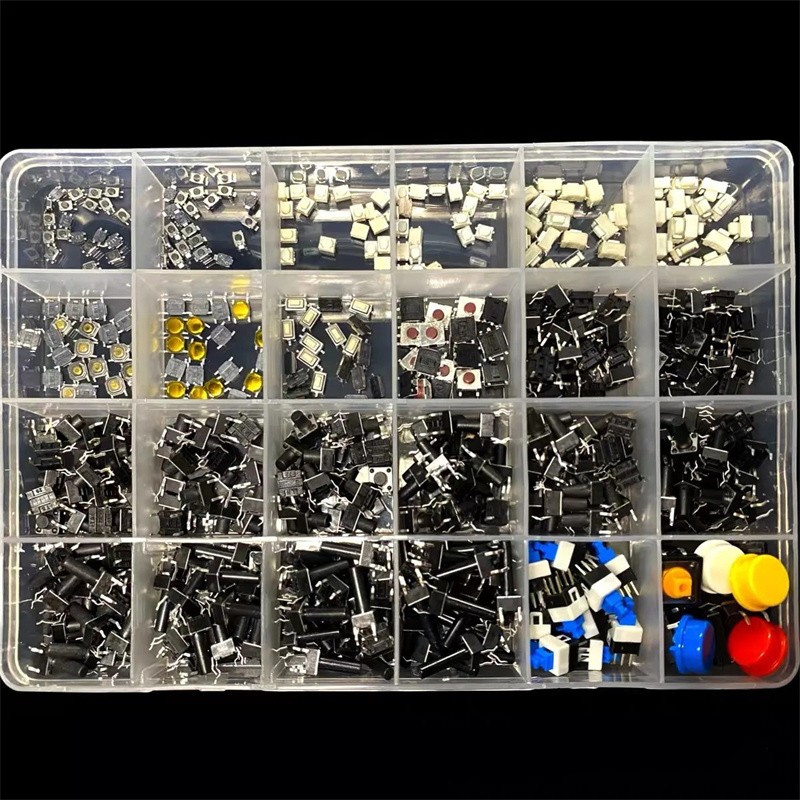 620Pcs/Box 32 Models Car Remote Control Key Touch Switches Push Button