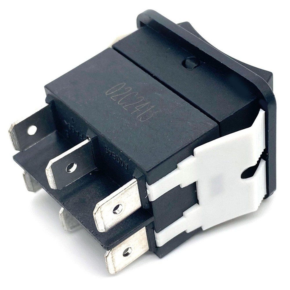 HY12-9-3 Push Button Switch 6 Pin 20A 125/250V ON-Off-ON
