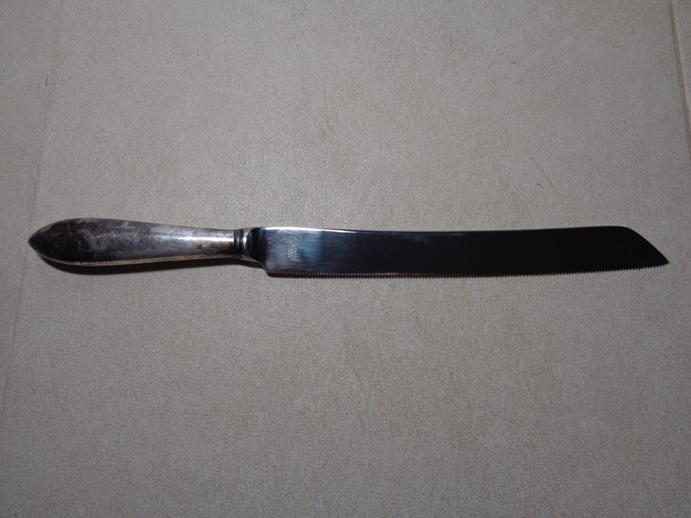 Silver Handle Raimond Sheffield England Cake Knife, Stainless Blade