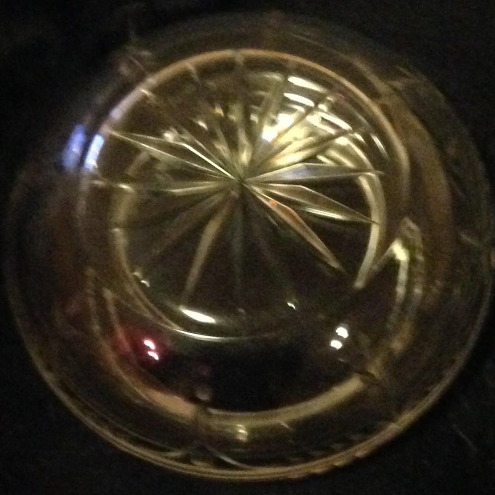 Sterling Silver & Glass or Crystal Container