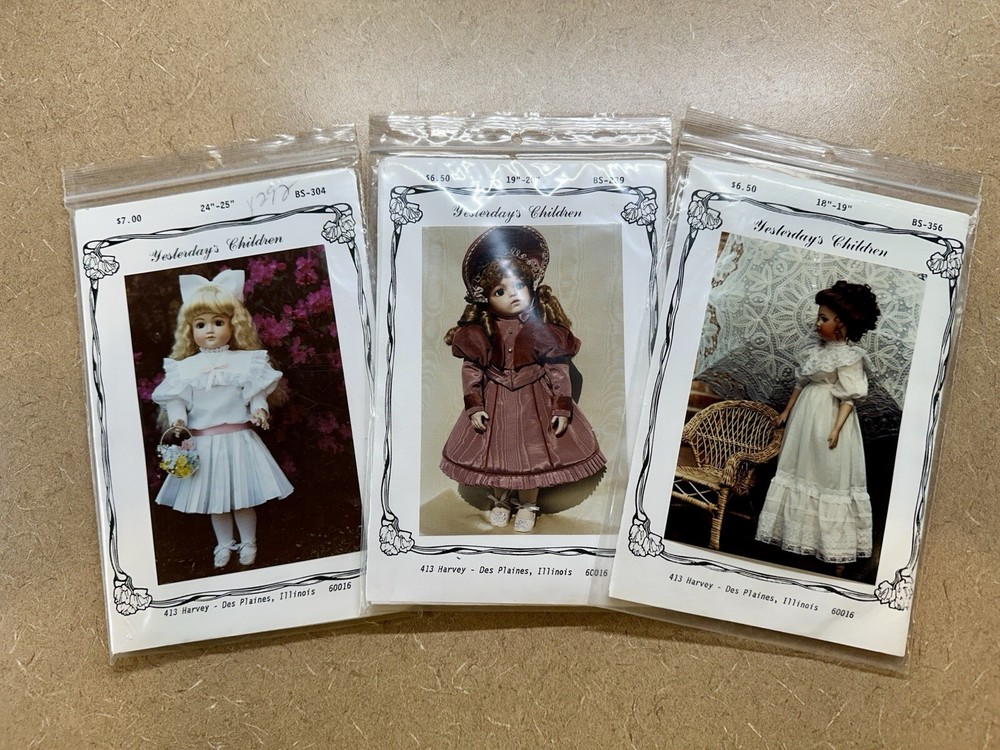 YESTERDAY’S CHILDREN CLOTHING PATTERNS