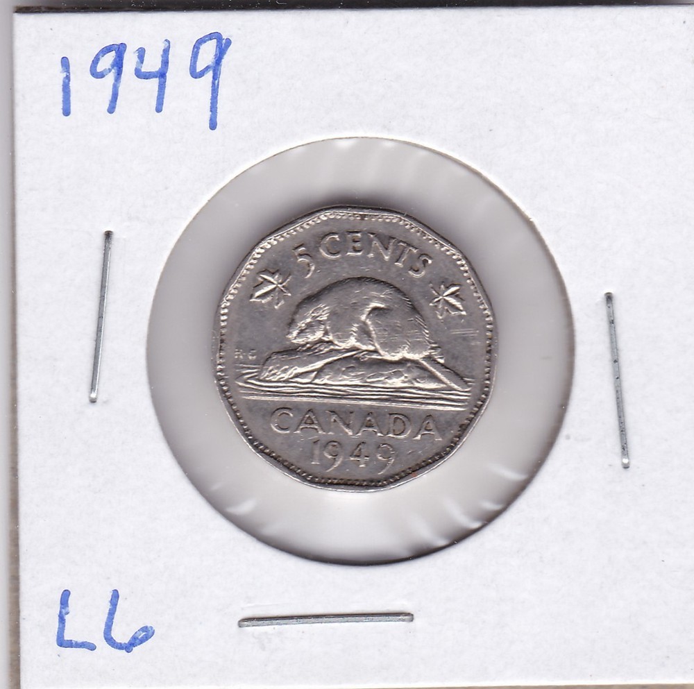 1949 Canada 5 Cents L6