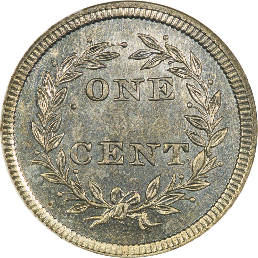 1853 Pattern Cent 1c J-150 NGC PR63 CAC