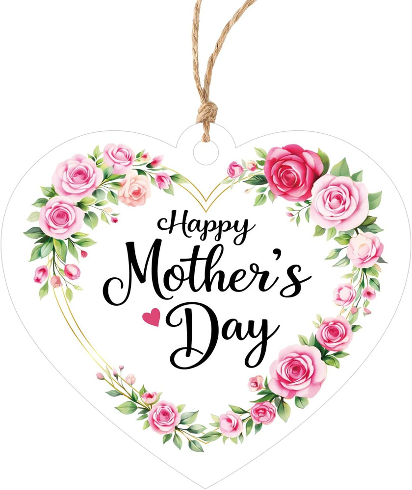 Mothers Day Gift Tags with String - 50 Personalized Floral Tags for Wrapping