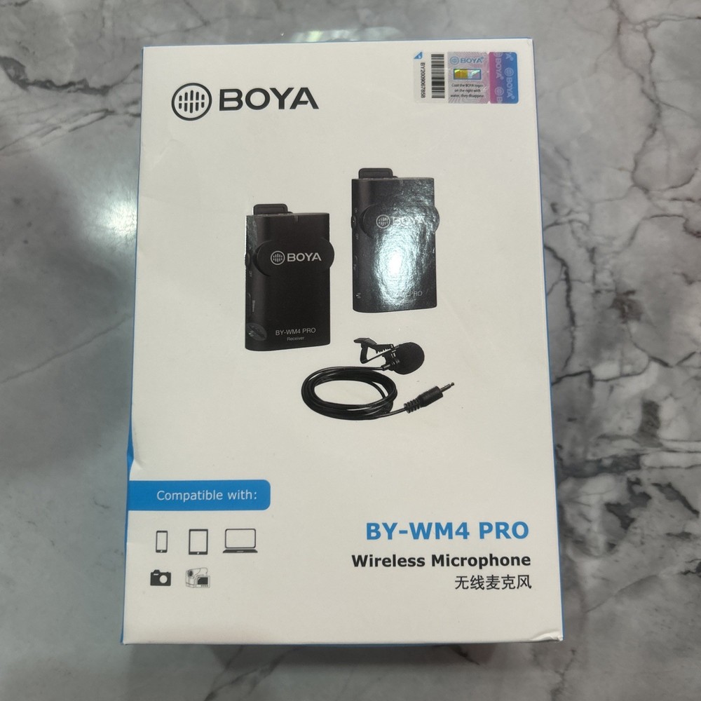 BOYA BY-WM4 PRO Wireless Microphone Kit Transmitter/Receiver