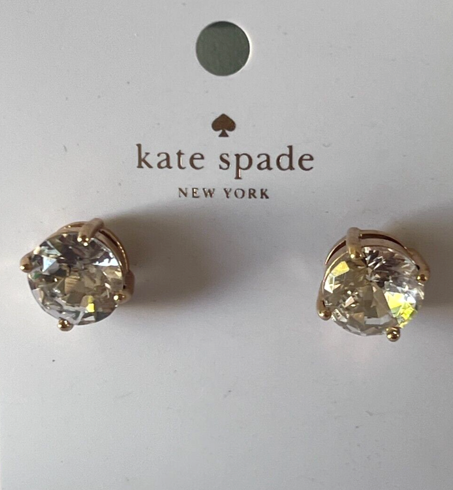 KATE SPADE NEW YORK EARRINGS -CLEAR