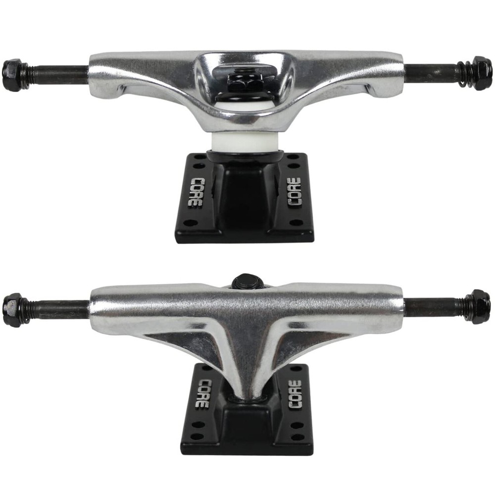 Moose Complete Skateboard Dipped Black 8.0" Silver/White Assembled
