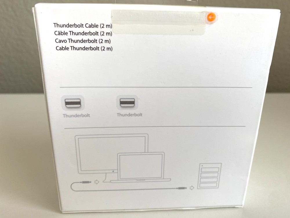 NEW SEALED Apple 2m / 6FT Thunderbolt Cable Mini DP, White - A1410, MD861LL/A