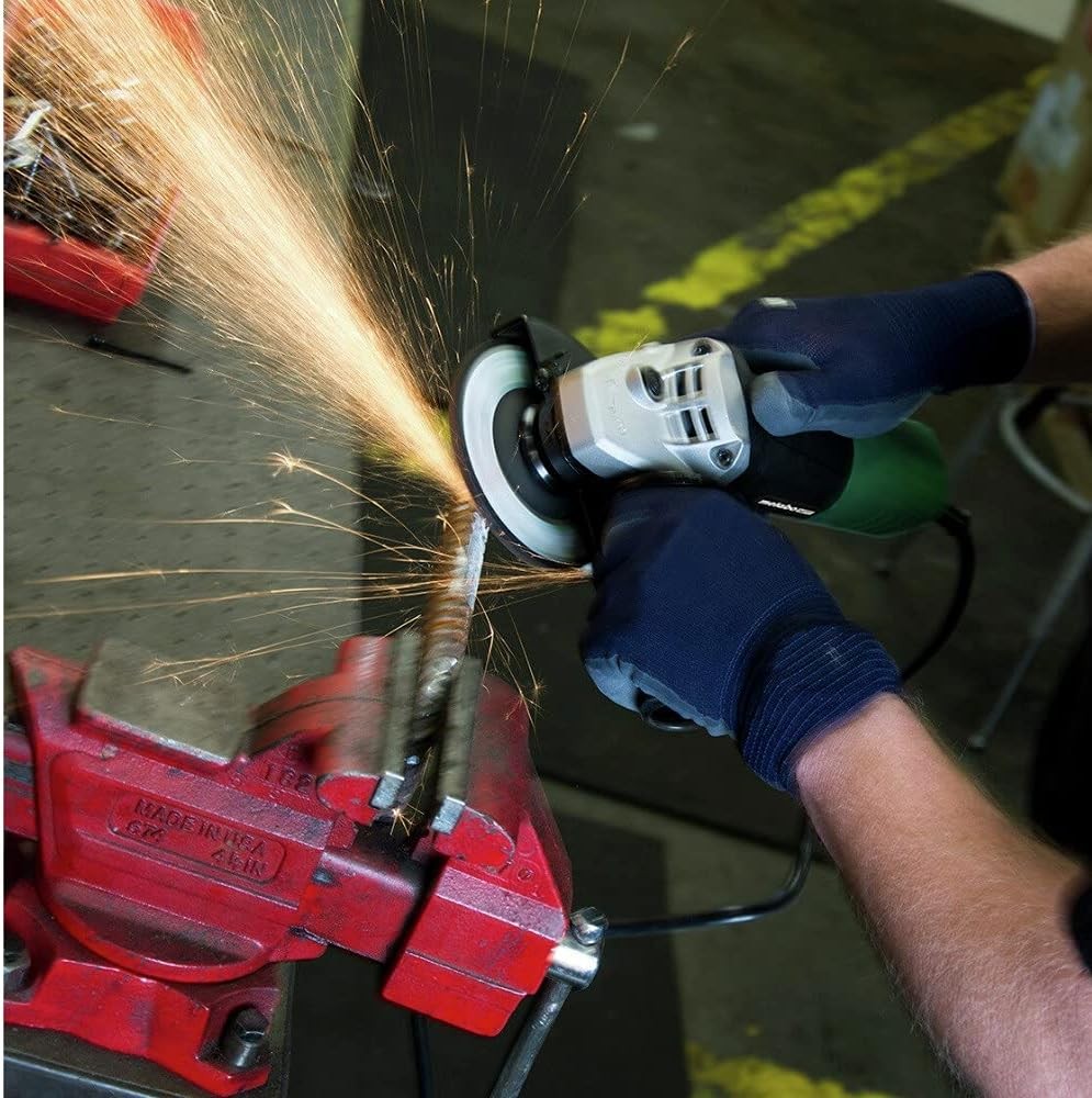 4-1/2-Inch Angle Grinder Includes 5 Grinding Wheels & Hard Case 6.2-Amp Motor
