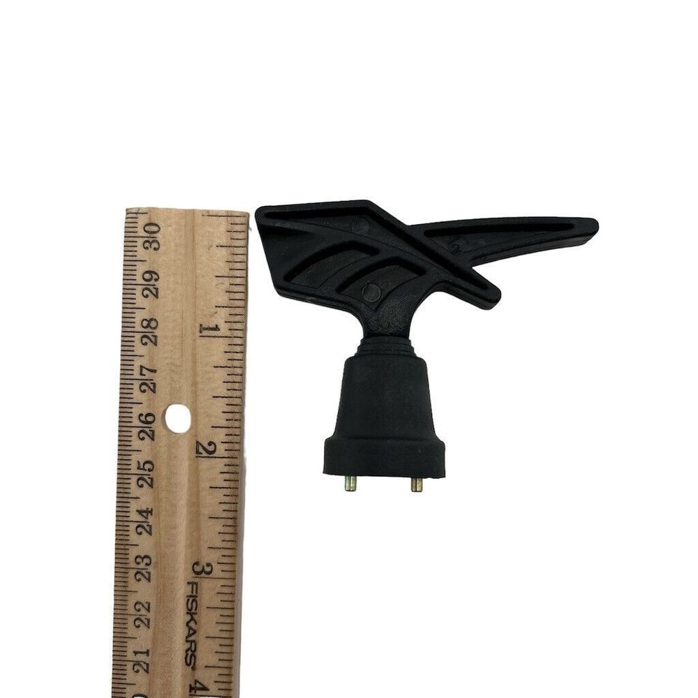 Black Plastic Winged Connector Plug