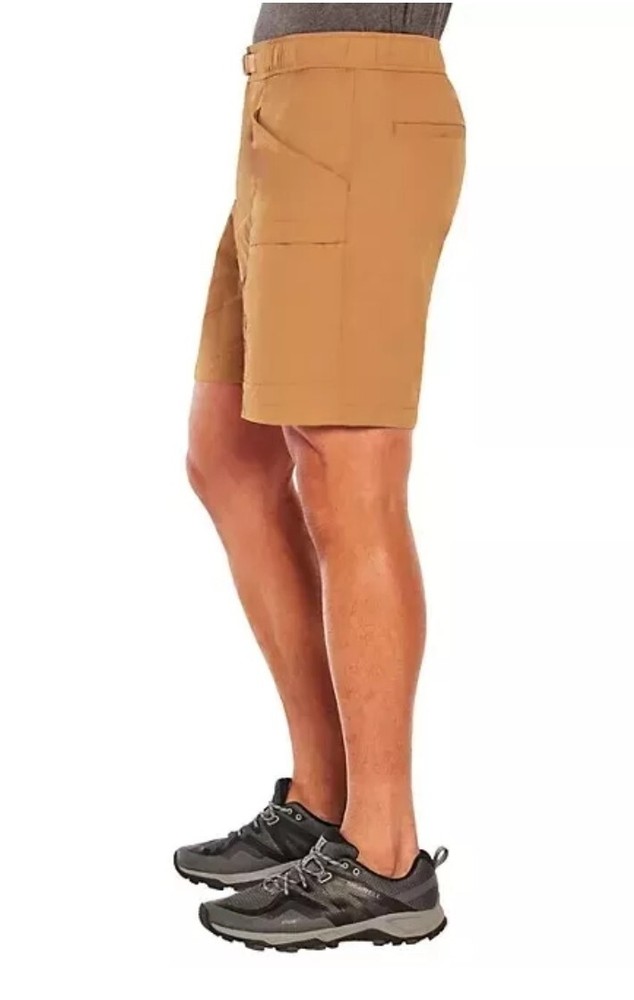 Eddie Bauer Men's Ripstop Tech Pull On Short Size XL Brown Sugar