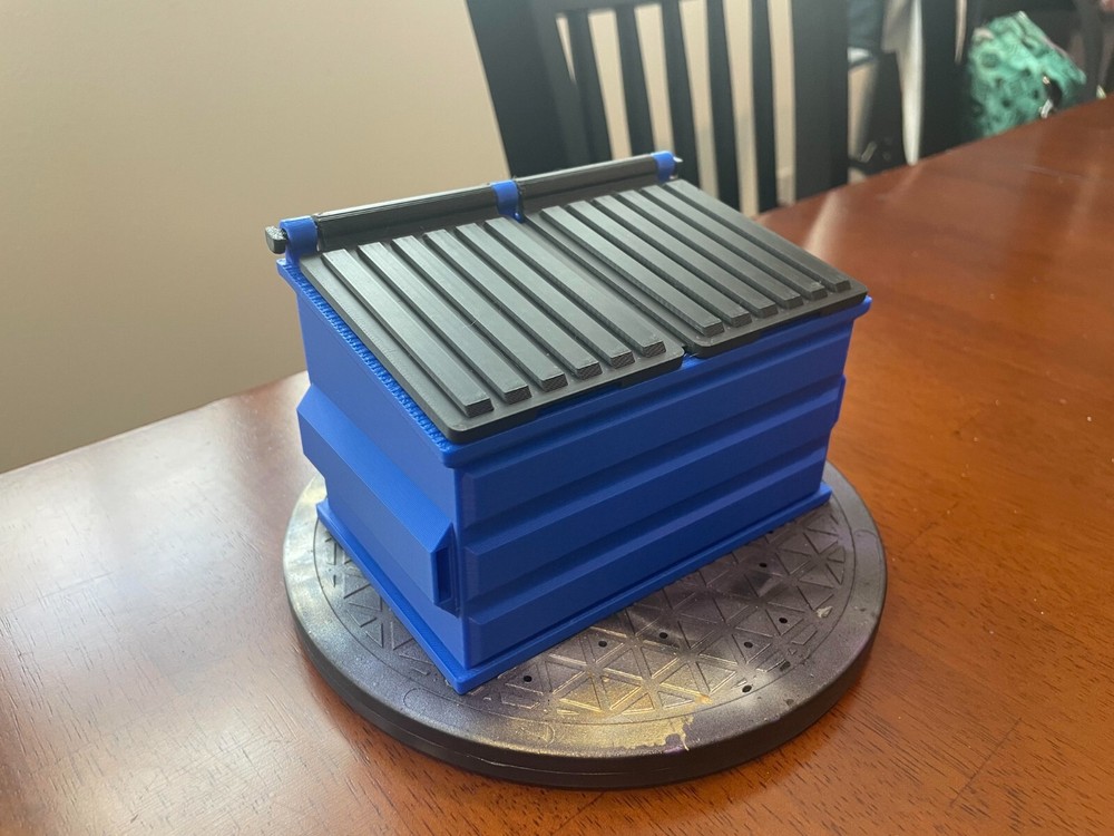Large Dumpster Deck Box MTG Magic The Gathering EDH Commander - Bloomborrow