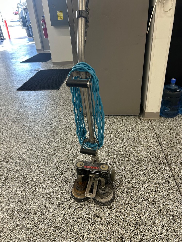 rotovac dual head powerwand carpet extractor extraction system machine