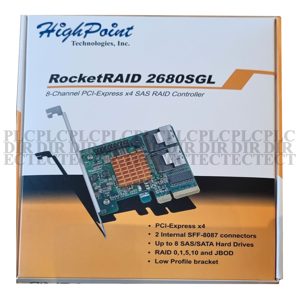 New HIGHPOINT RocketRAID 2680SGL RAID Controller PCI-E x4 8-Port